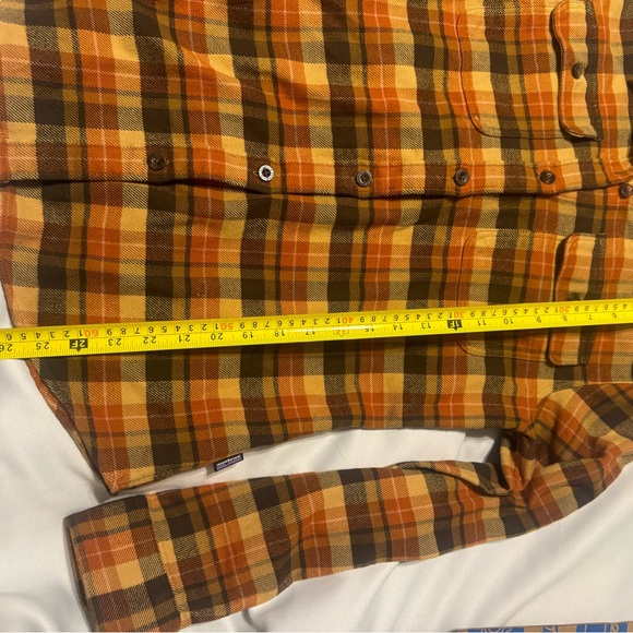 Patagonia Organic Cotton Shirt Button Pockets Buttonup Cottage Plaid Sz S - Picture 7 of 7